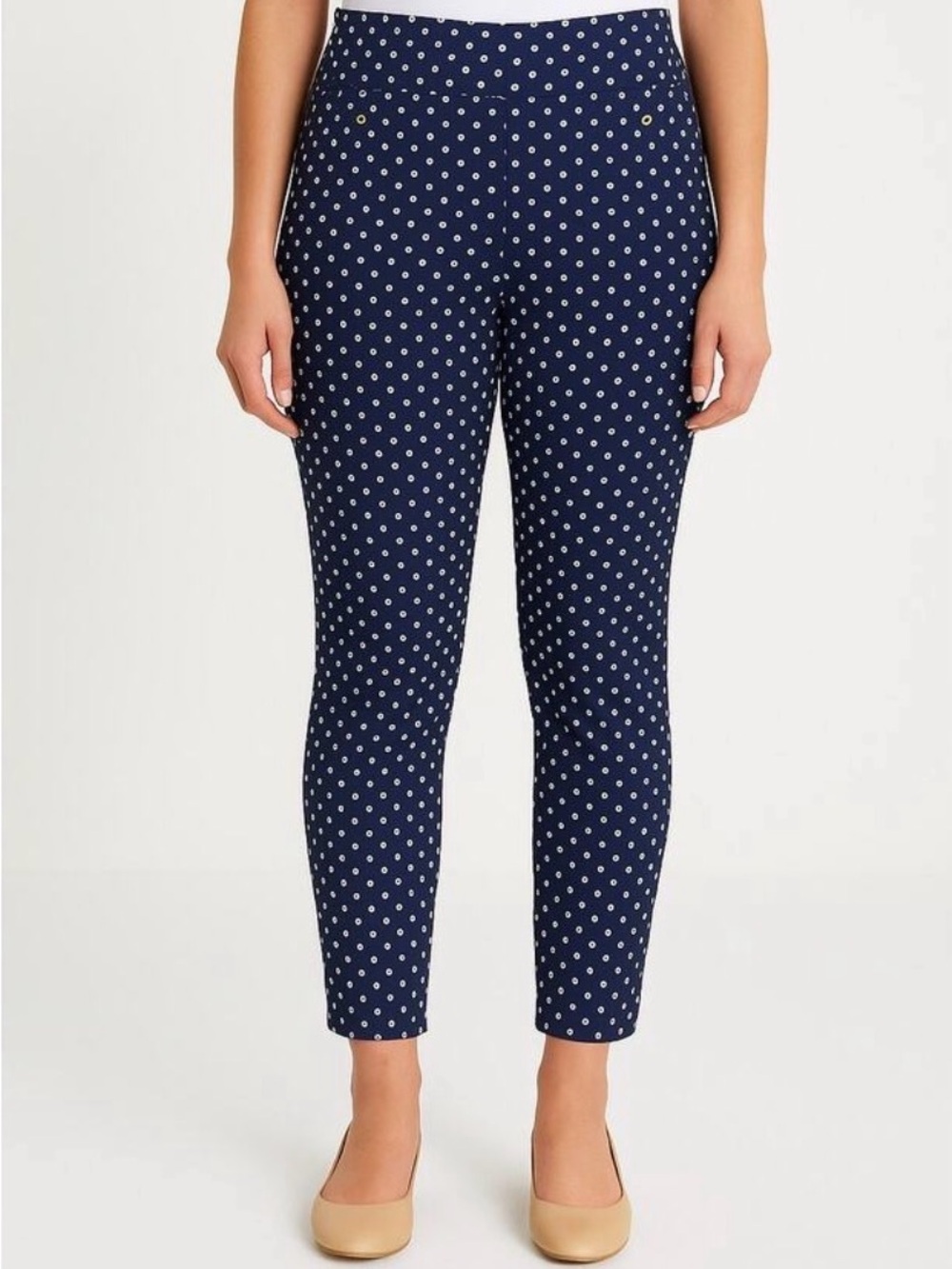 Michael Kors Navy Blue Polka Dot Women’s Dress Pants